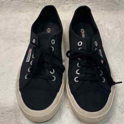 Superga deck sneakers size 6.5 100% cotton EUC
