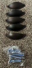 2-1/2" Center 2 Center oil Rubbed Bronze Bin Cup Drawer Pull Handle Lot Of 5