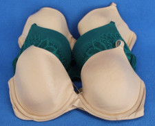 Auden The Icon Underwire Lined T-shirt Bra Bundle Lot Size 34B H6820