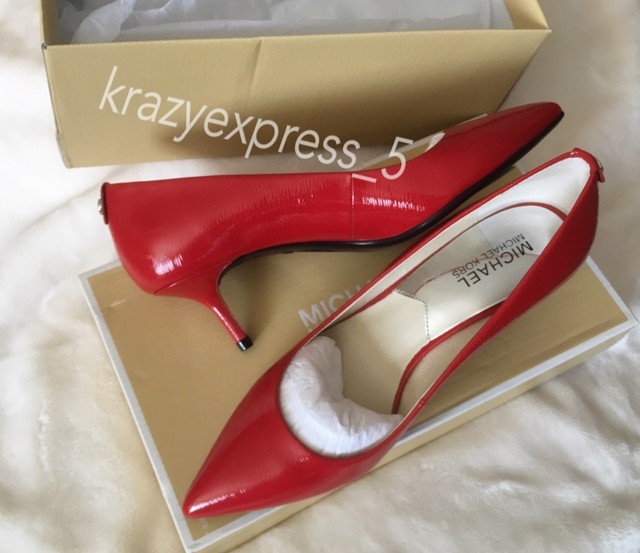 michael michael kors mk flex kitten heel pumps