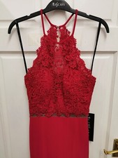 Mascara MC112934 size 4 red mock twin Evening dress NWT