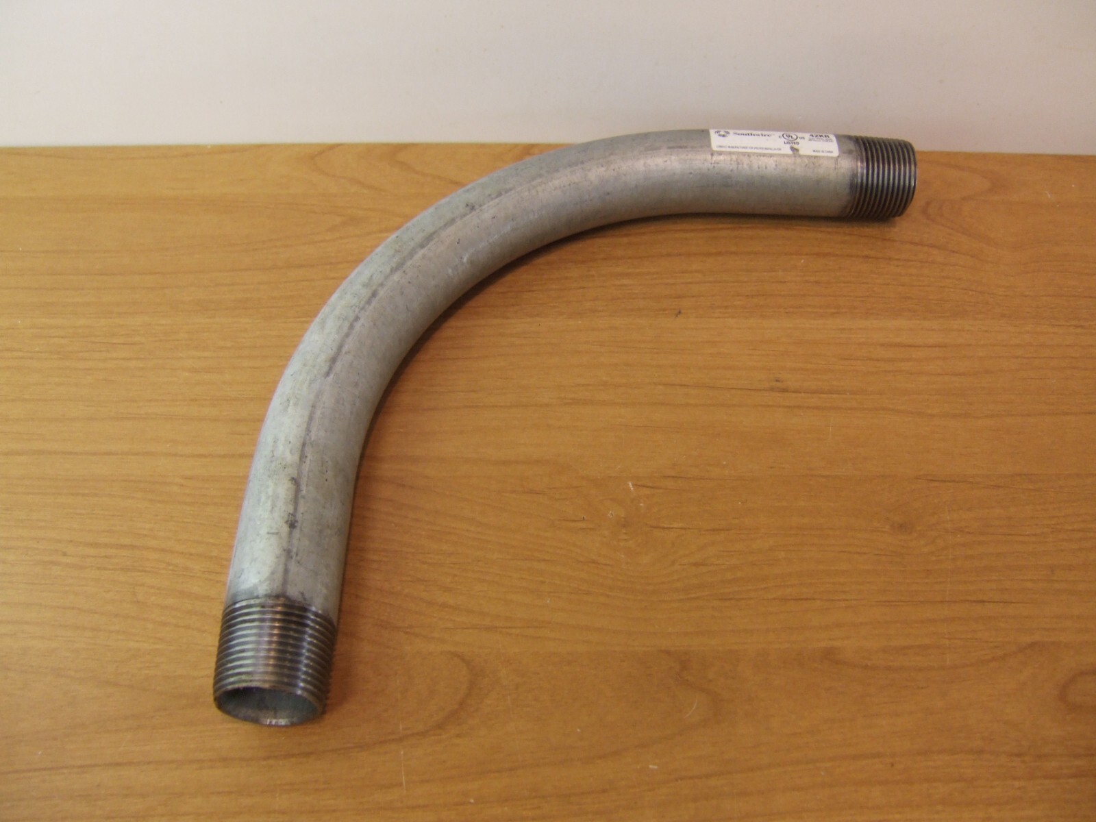 Galvanized 1" Rigid Steel 90 Elbow Conduit Wheatland Sweep Pipe ERMC