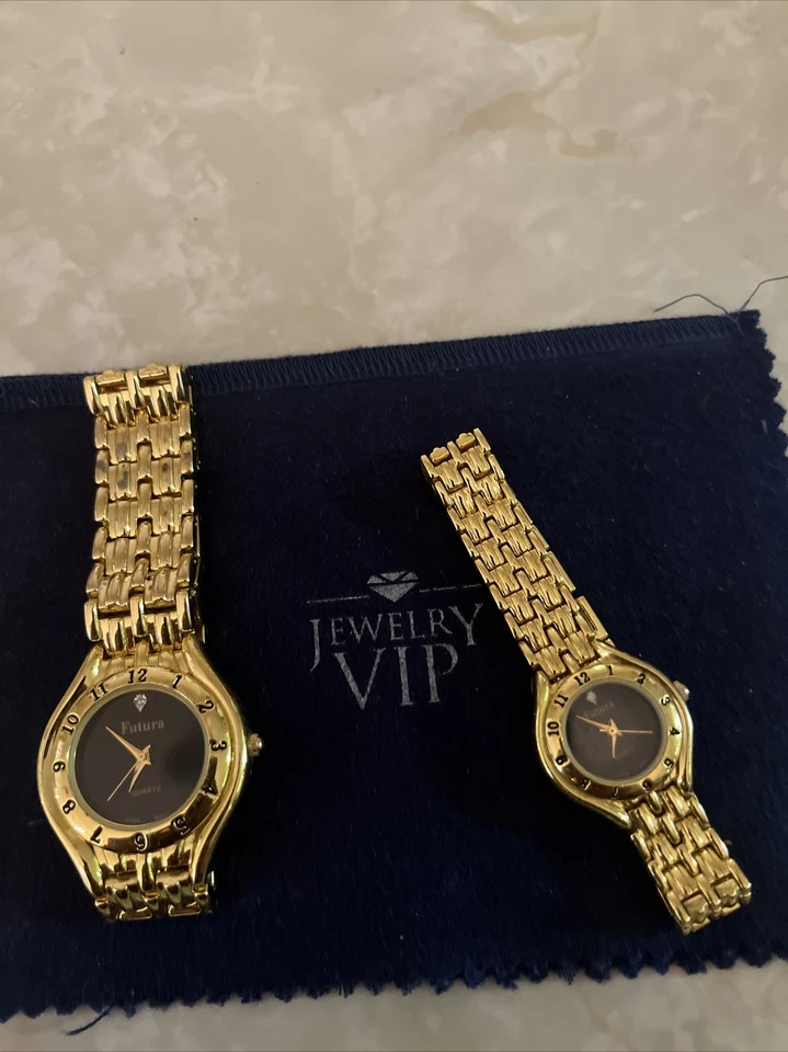 future watch Gold Tone His &Her Watch  - Image 3 of 4