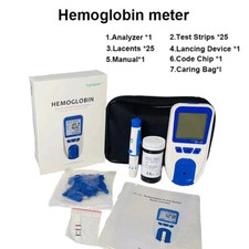Hemoglobin Meter Hemoglobin Home Analyzer with 25pcs Test Strips rfg5