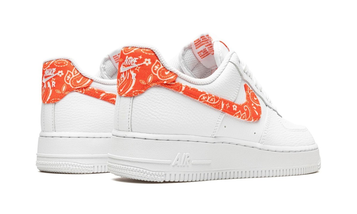 Nike Air Force 1 Low Orange Paisley DJ9942-102 Women New | eBay