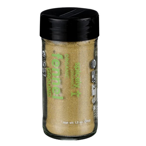 Organic Fennel Ground 1.3 Oz (Case Of 3) By Spicely Organics - Picture 1 of 1