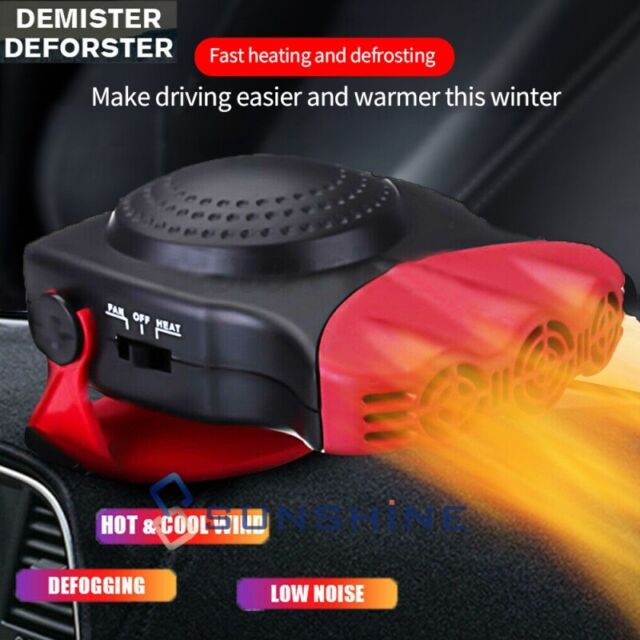 12V Car Heater Plug into Cigarette Lighter Portable Car Defroster Heater & Fan