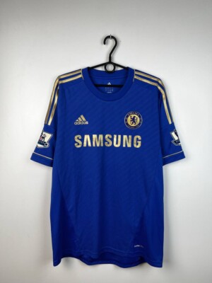 Chelsea Adidas Premier League jersey vintage t-shirts size L | eBay