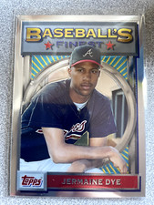 2001 Topps Baseball's Finest Origins Jermaine Dye Card #FO12 Atlanta Braves