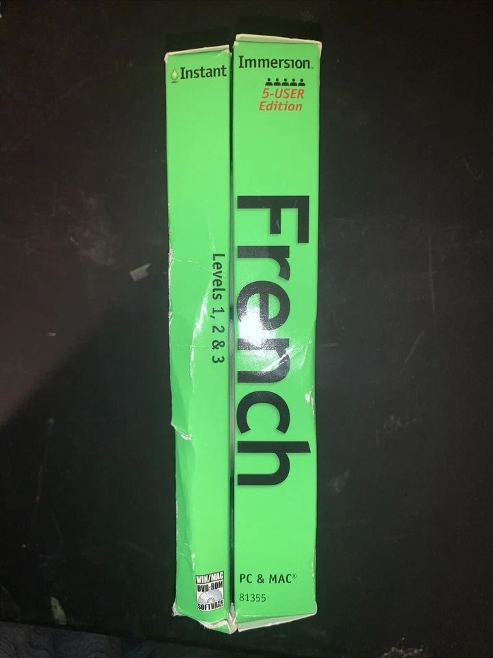 Instant Immersion Language Software  French  Levels 1 - 5 User edition S46 - Image 2 of 4