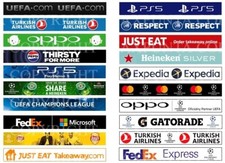 SUBBUTEO NEW! 2nd SET 20 STICKERS CHAMPIONS LEAGUE 2025-26 ADESIVI PER TRANSENNA