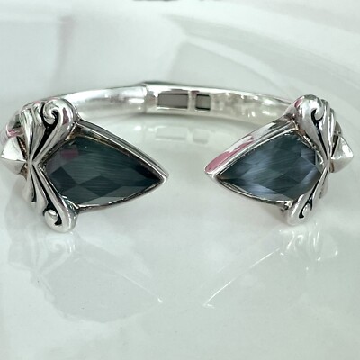Stephen Webster Doublet Grey Mother Of Pearl Sterling Silver Cuff Bracelet $1260