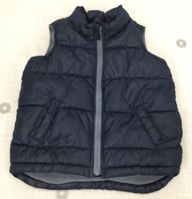 Old Navy Dark Blue Boy Girls Puff Vest Size 3T EUC