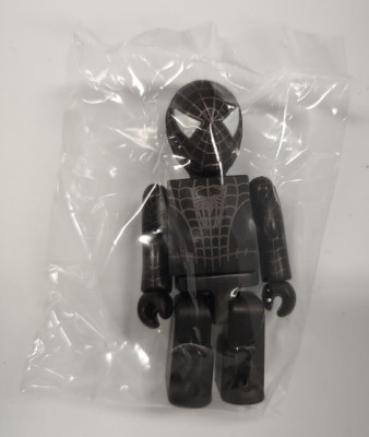 MEDICOM TOY - SPIDER-MAN BLACK COSTUME 100％ &amp; 400％ MEDICOM TOY BE@RBRICK SPIDER MAN BLACK COSTUME 400% & 100