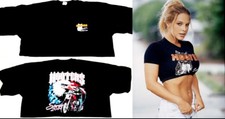 3 VTG XL Hooters Uniform Cut Off Crop Top USA Flag Bald Eagle Shirt Sturgis Rare
