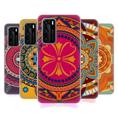 HEAD CASE DESIGNS INDIAN MONOGRAMS SOFT GEL CASE FOR HUAWEI PHONES 4