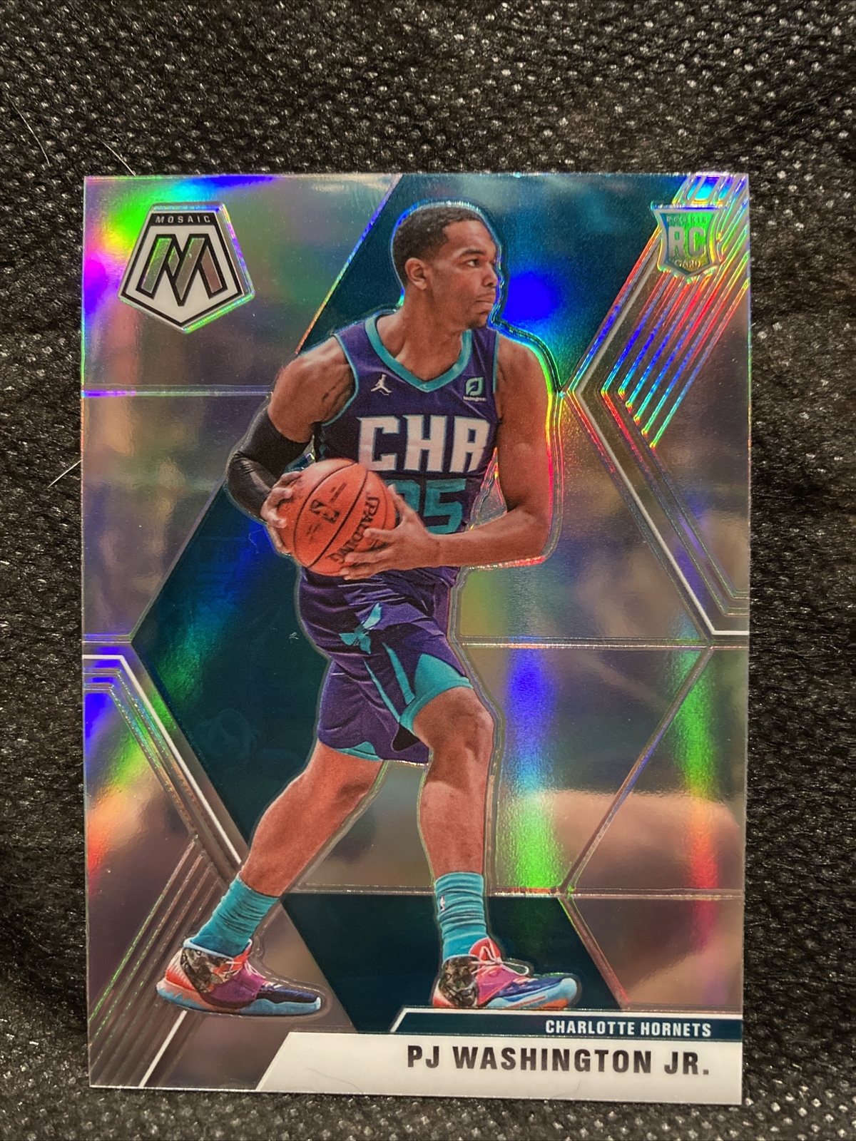 PJ Washington Jr - 2019-20 Panini Mosaic - Silver Prizm Rookie - #213
