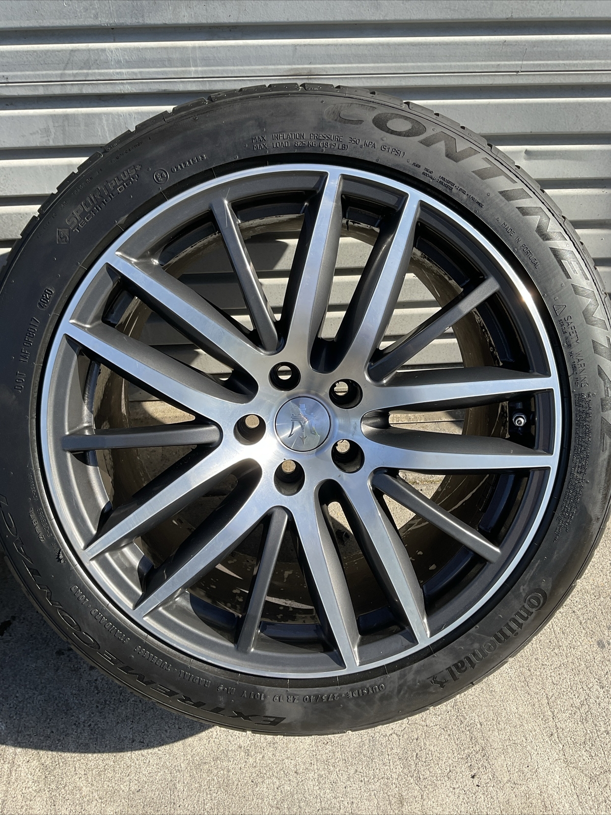 14-17  MASERATI GHIBLI WHEEL RIM TIRE 10x19 INCH SIZE SET 4 ASSEMBLY OEM