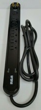 RCA 7-Outlet Surge Protector 1500 Joules 4' Cord PS27210B New No box Phone/Fax