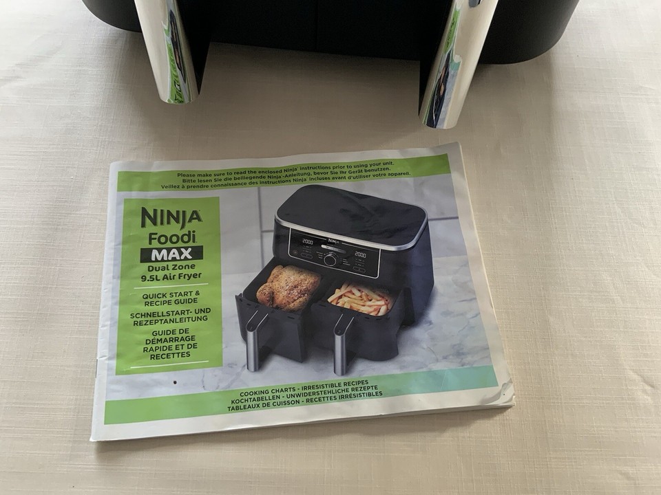 Ninja Foodi Max Dual Zone 9.5 L Air Fryer Heißluftfriteuse eBay