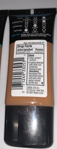 4 LOREAL INFALLIBLE PRO GLOW FOUNDATION normal/dry 211 CREME CAFE Exp 2018 - Picture 2 of 2