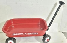 Mini Radio Flyer Red Wagon Real Metal 12"x6"