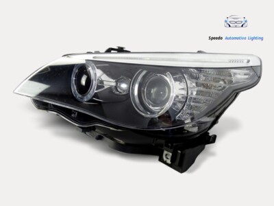 Headlight BMW 5 E60 E61 Facelift Xenon 717773908 Left Top | eBay