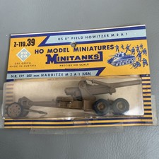 Roco Minitanks / NEW 1/87 WWII US M-2 A1 8" 203mm Field Howitzer Brown Color