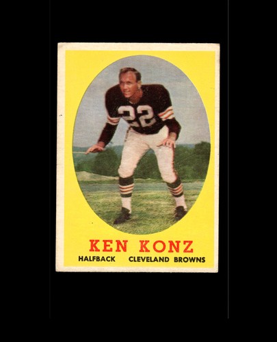 Kenny Konz #26 1958 Topps card