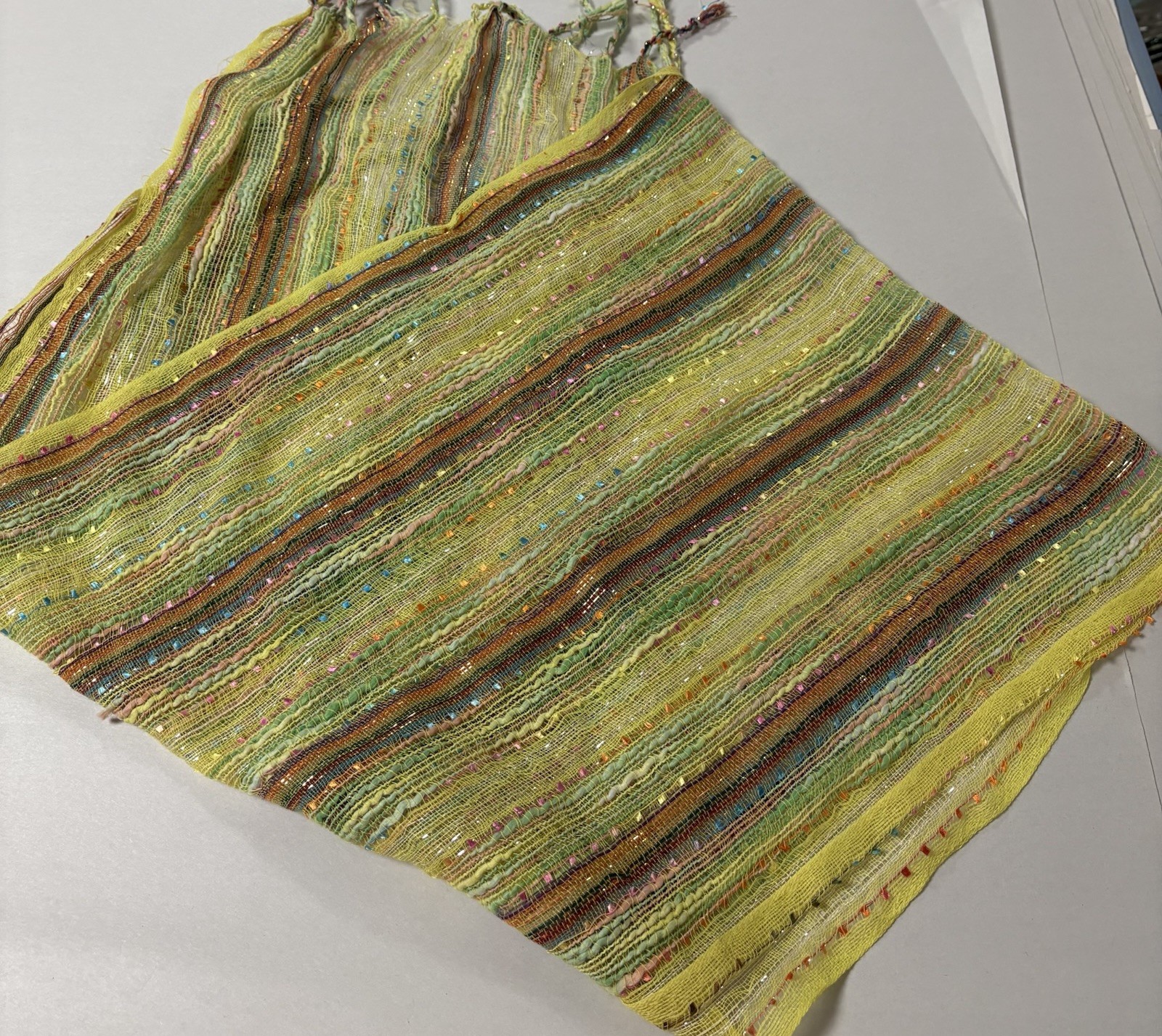 Multi Colored Womens Scarf She’ll Lightweight Col… - image 3