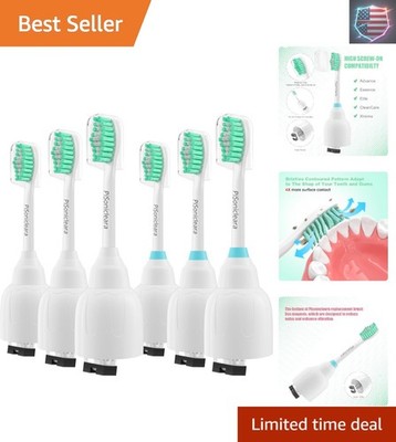 Replacement Toothbrush Heads6 Pack Compatible with Philips Sonicare E-Series ...