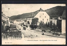 CPA Allarmont, Rue Gambetta, Vue d´en haut 1906 