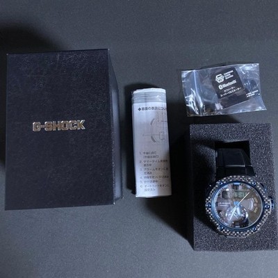 G-SHOCK GST-B200X-1A2JF Carbon Bezel G-STEEL Blue Accents Box Set Japan Tested