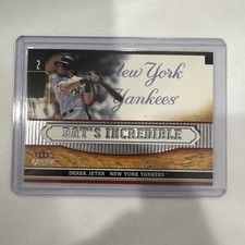 2002 Fleer Genuine - Bat's Incredible Derek Jeter #BI 13