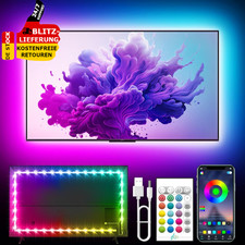 Led TV Hintergrundbeleuchtung Für 35-55 Zoll 3M Streifen RGB Lichter Bluetooth