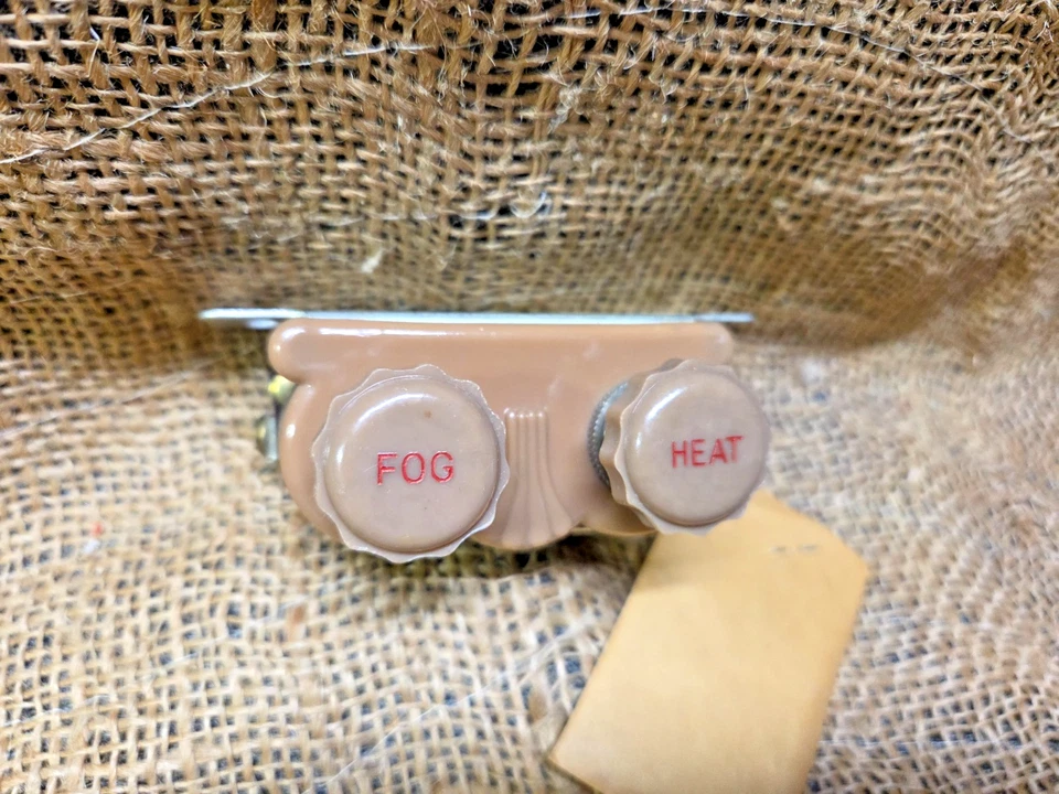 NOS Vintage Original Ark-Les Accessory GANG Switch FOG Light HEAT GM Chevy Ford Foto 2 de 4