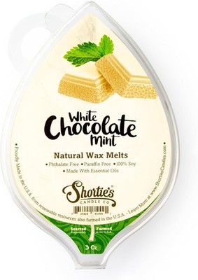Shortie's Candle pany White Chocolate Mint Natural Soy Wax Melts - 1