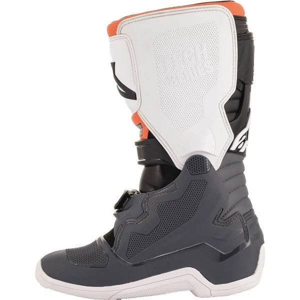 Alpinestars Tech 7S Youth Boots, Black/Grey/White/Flo Orange - Изображение 4 из 4