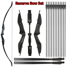 20-40lbs 57" Archery Takedown Recurve Bow for Right/Left Hunting Target Practice