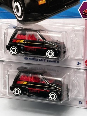 Hot Wheels 85 Honda City Turbo II Black #105 Mainline 2026 Case E