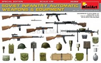 Miniart 35268 1/35 Sowjetische Infanterie Waffen AusrüStung Sonderedition