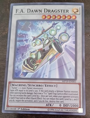 F.A. Dawn Dragster MP19-EN061 2019 Gold Sarcophagus Tin Mega Pack...