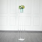 CLEAR 48" tall Acrylic FLOWER STAND Column Vase Centerpieces Wedding Decorations