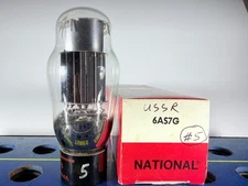 Svetlana 6AS7G NOS NIB Label National Tested Like NOS Balanced Tube