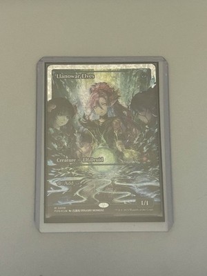 Llanowar Elves (Showcase) (Fracture Foil) Foundations Foil