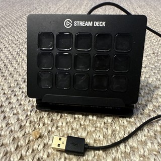 Elgato Stream Deck 15 Key Programmable Keypad USB Wired Black 20GAA9902