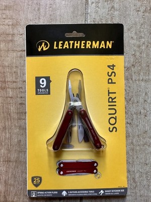 Leatherman Squirt ES4 Multi-Tool - Red (831198) - Unopened, still in box