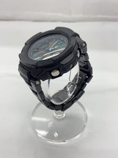 CASIO Solar Watch Analog GRY BLK GW 3000BD Solar waveradio Used From Japan