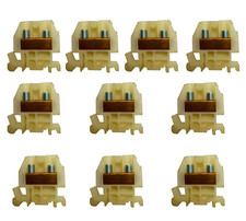 (Pack of 10) Square D 9080GR6 Terminal Block Series C, 600V, 8-22 AWG