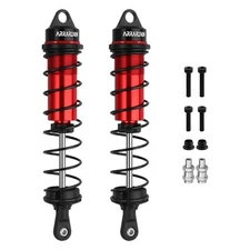 RC Shock Absorbers 2PCS 130mm RC Car Rear Shock Absorber 1/8 Scale Adjustable...